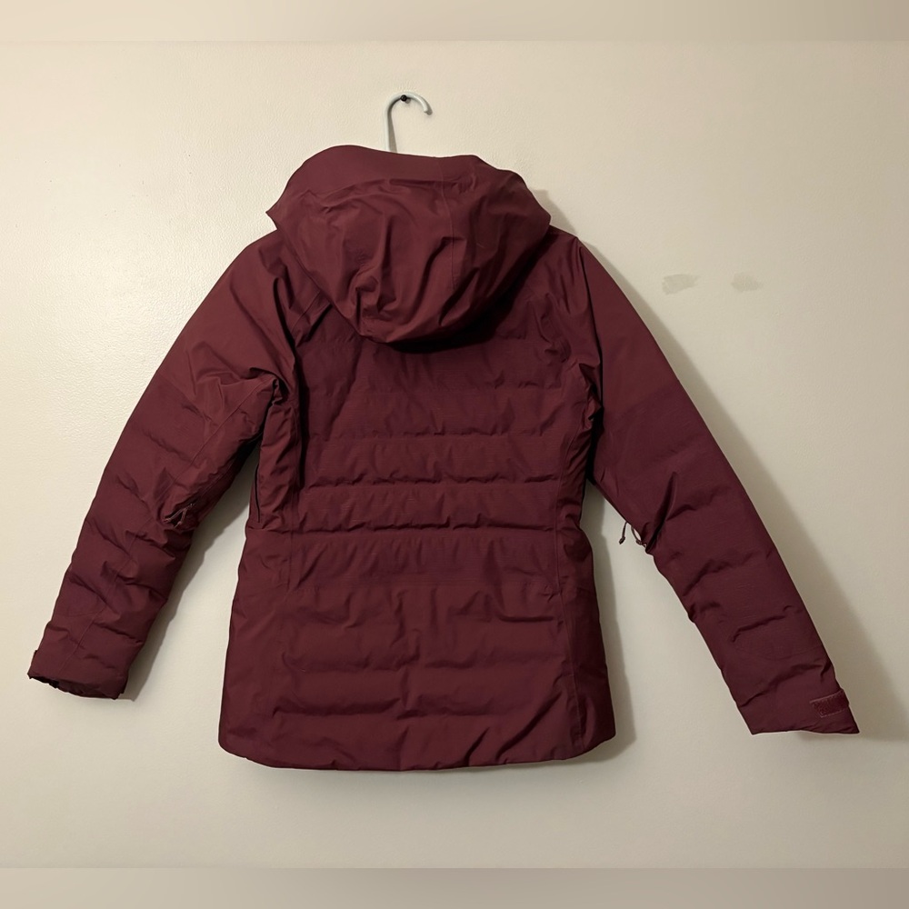 REI Stormhenge 850 Down Waterproof Breathable Women's Maroon Ski Jacket - Picture 2 of 11